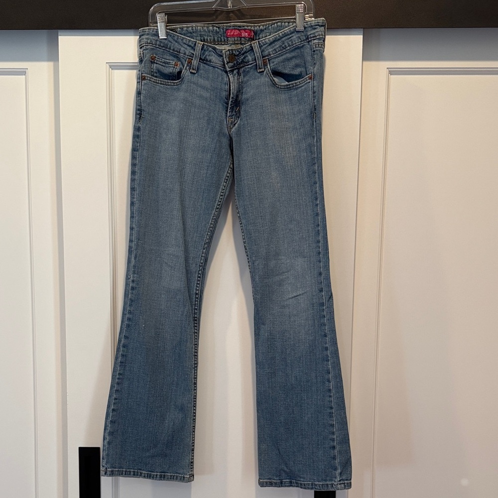 Levi’s 518 Superlow Boot Cut Jeans Light Wash Women’s Size 9 Medium